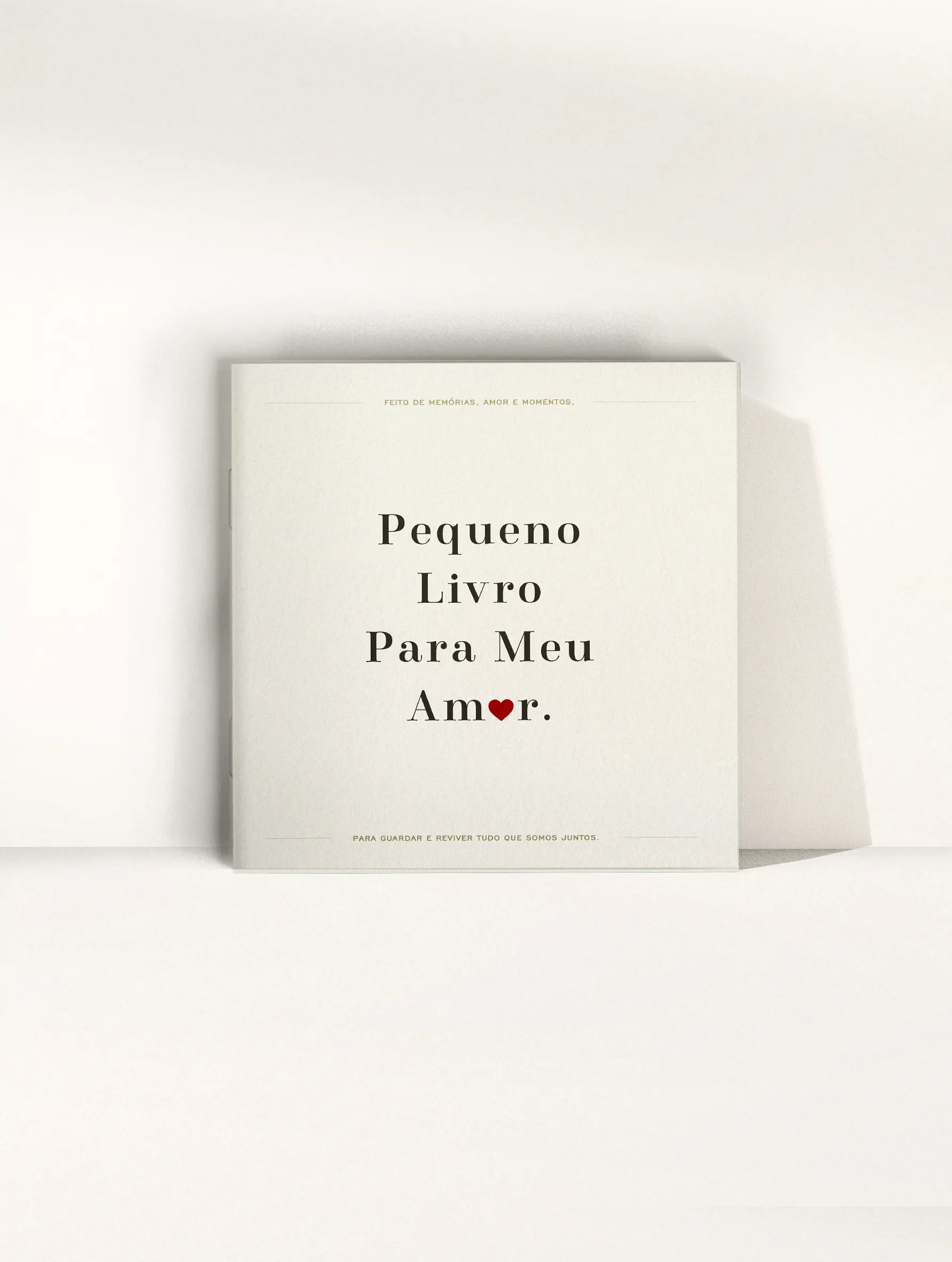 CAPA LIVRO PARA O MEU AMOR Pequeno Livro para Meu Amor - Imagem 1
